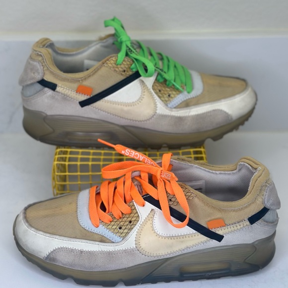 Off-White x Nike Air Max 90 - The Ten by Virgil Abloh Deconstructed Sneakers